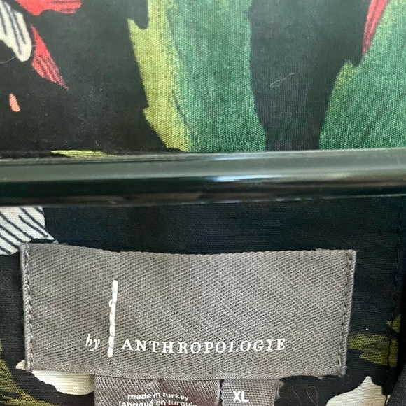 Anthropologie Somerset Black Floral Maxi Dress XL - Picture 12 of 12